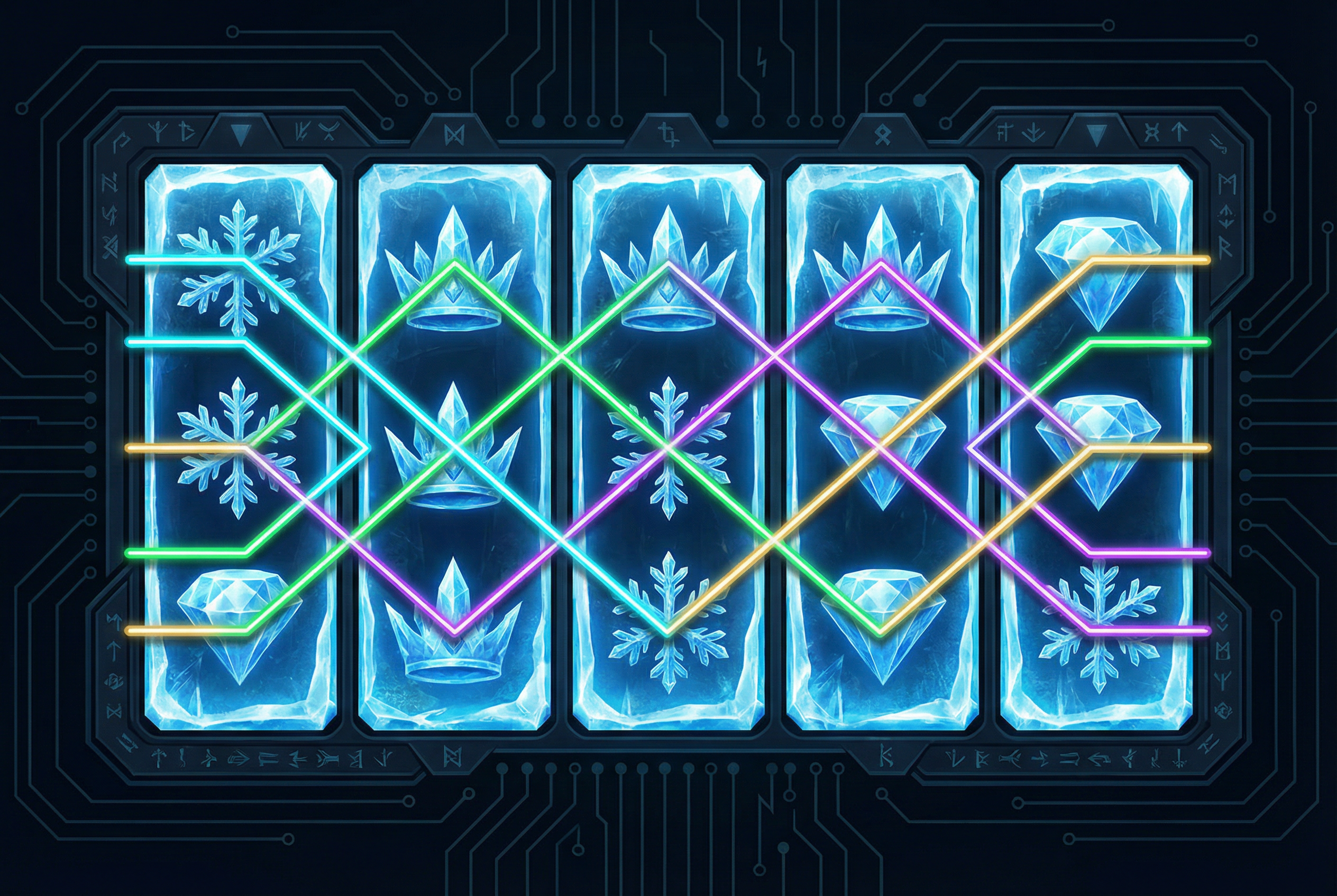 冰川角子机赔付线图解 - 赏金女王